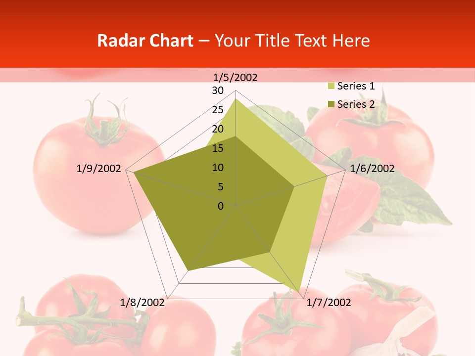 Leaf Cut Food PowerPoint Template