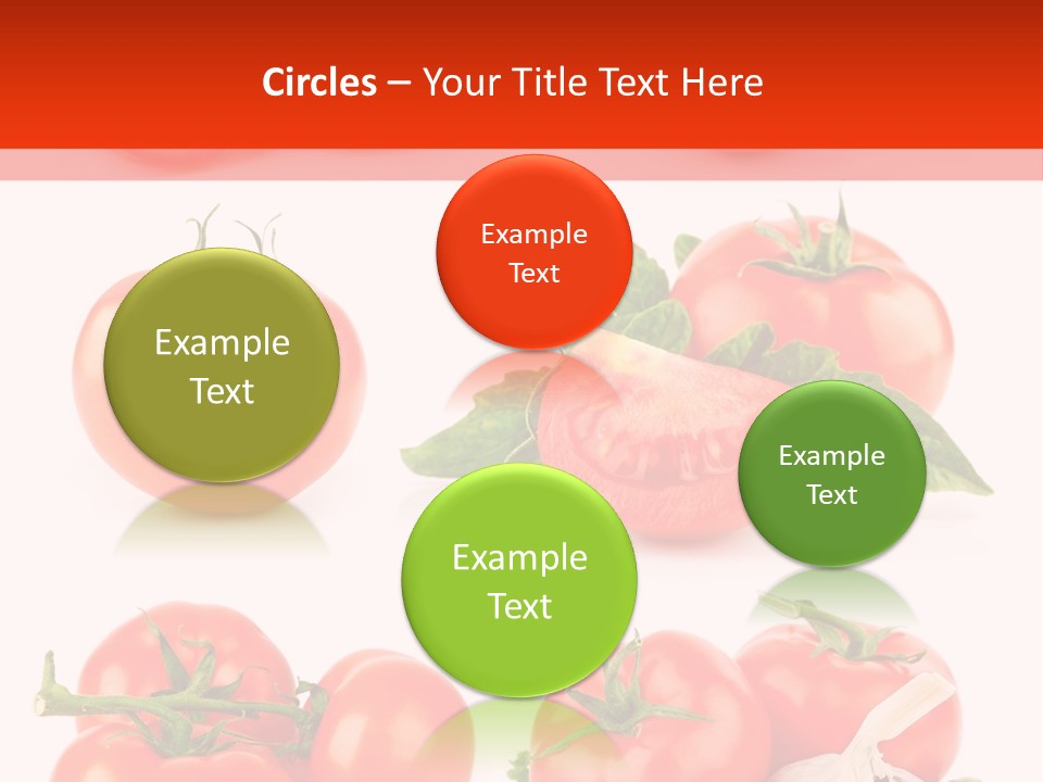 Leaf Cut Food PowerPoint Template