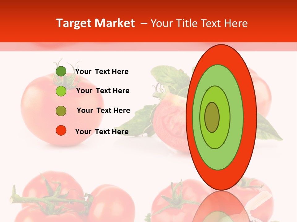 Leaf Cut Food PowerPoint Template