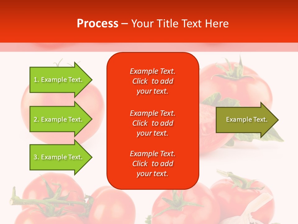Leaf Cut Food PowerPoint Template