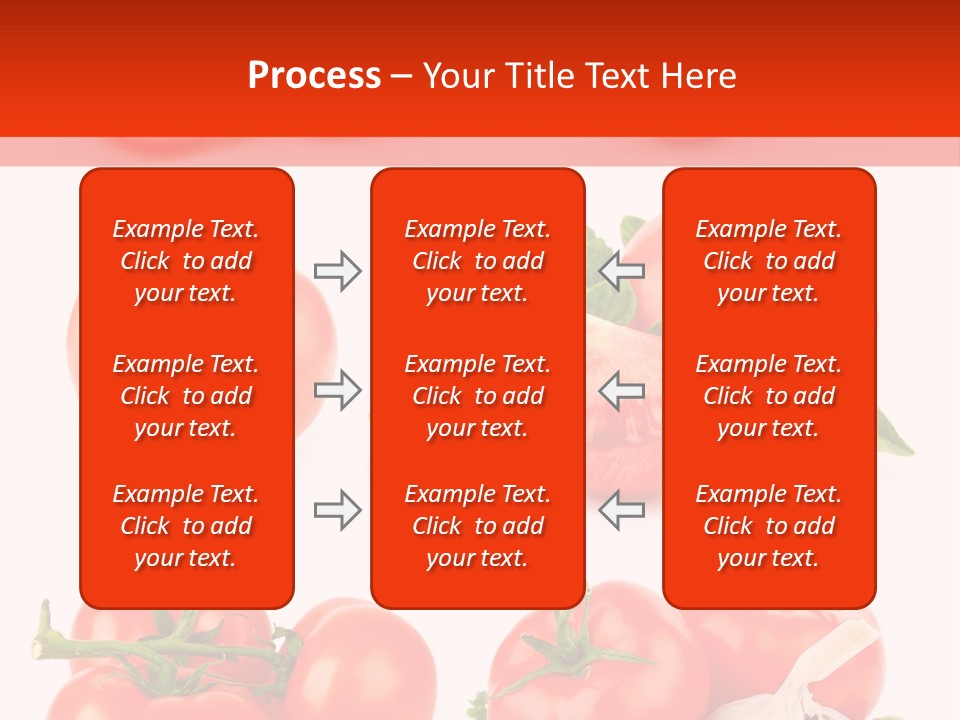 Leaf Cut Food PowerPoint Template