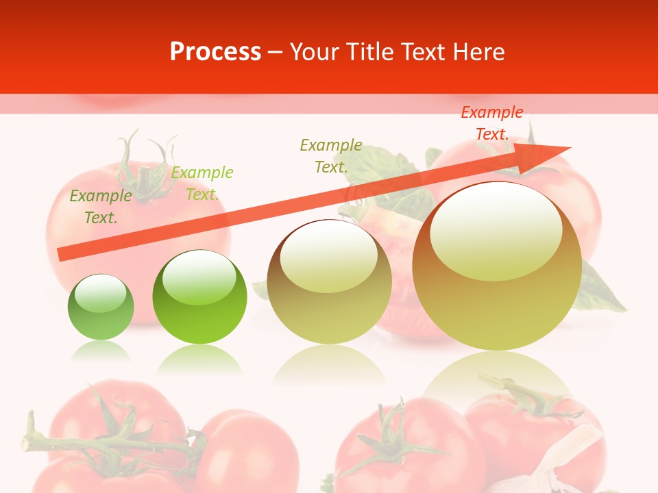 Leaf Cut Food PowerPoint Template