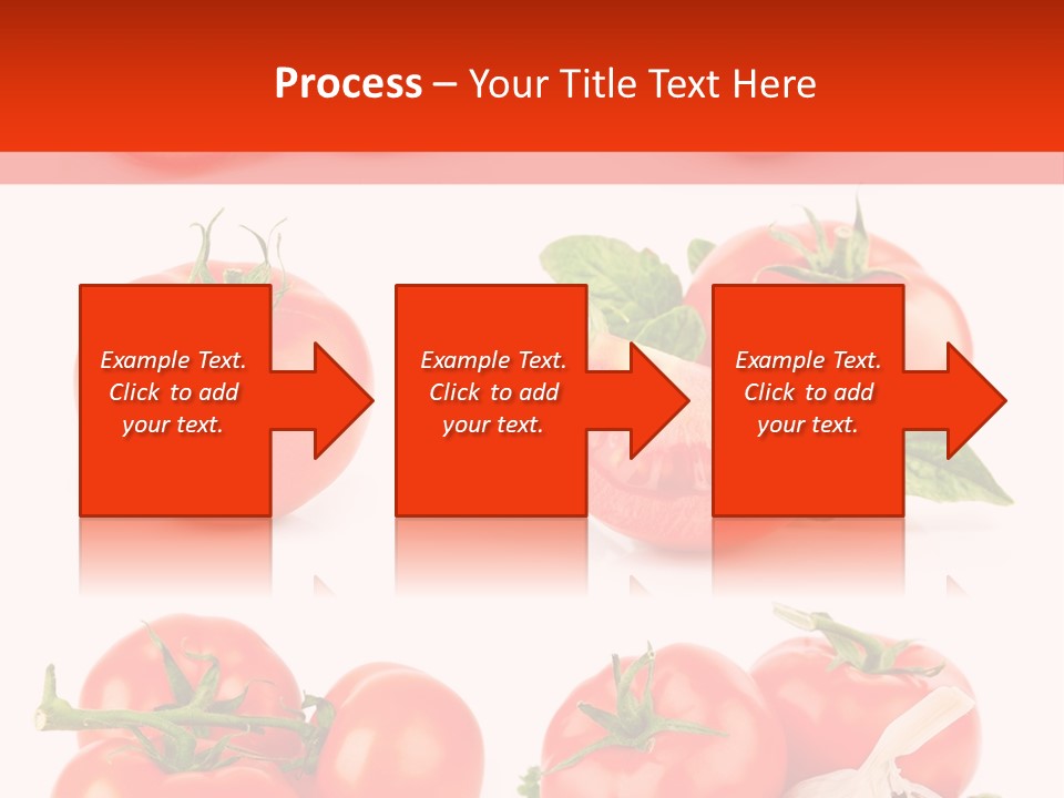 Leaf Cut Food PowerPoint Template