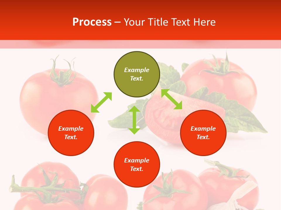 Leaf Cut Food PowerPoint Template