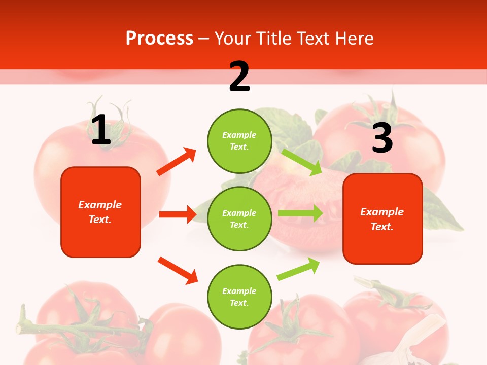 Leaf Cut Food PowerPoint Template