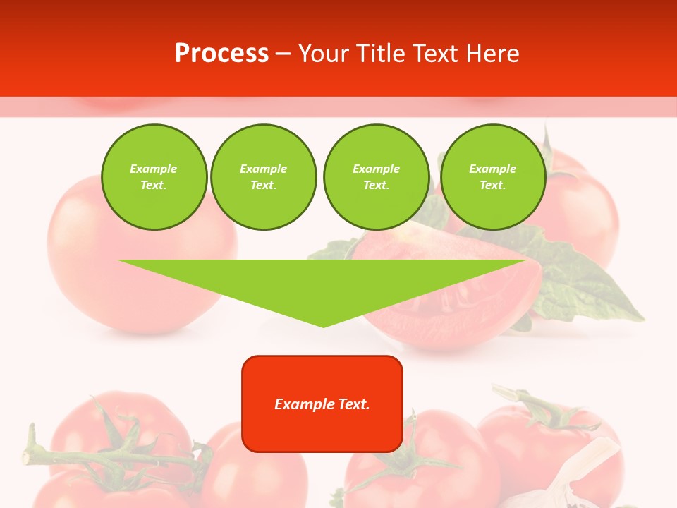 Leaf Cut Food PowerPoint Template