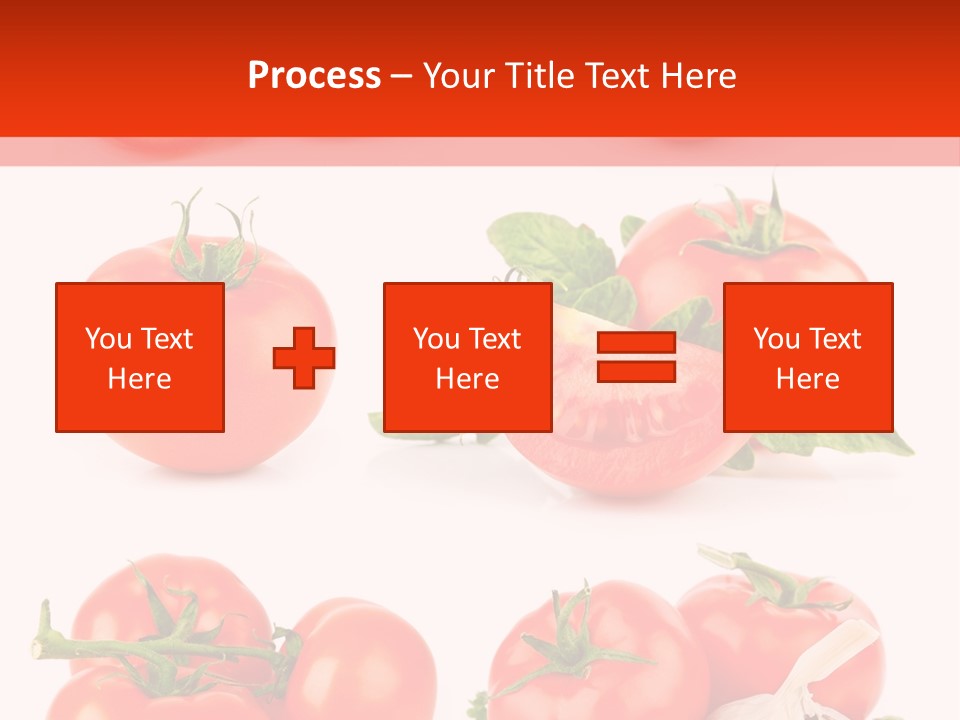 Leaf Cut Food PowerPoint Template