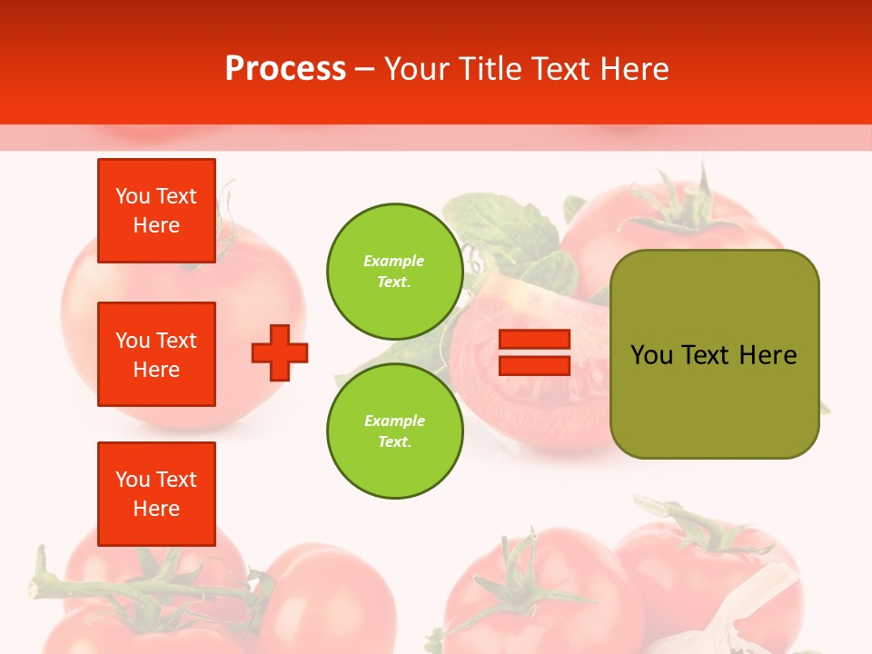 Leaf Cut Food PowerPoint Template