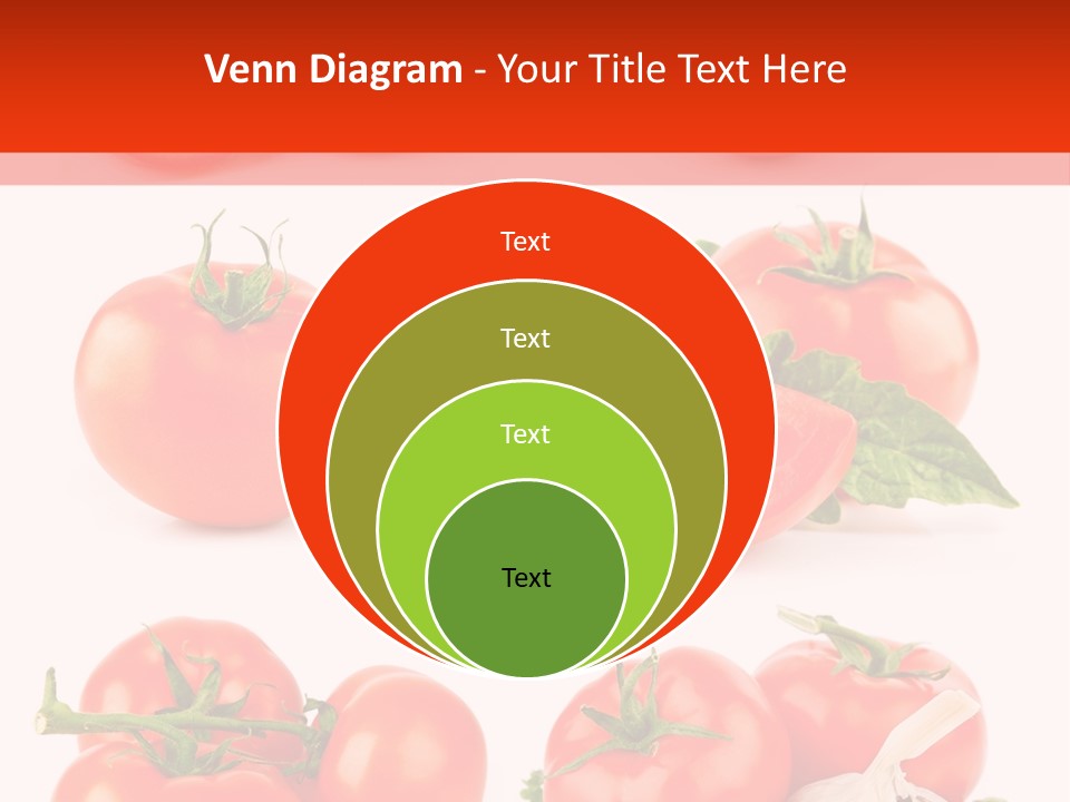 Leaf Cut Food PowerPoint Template
