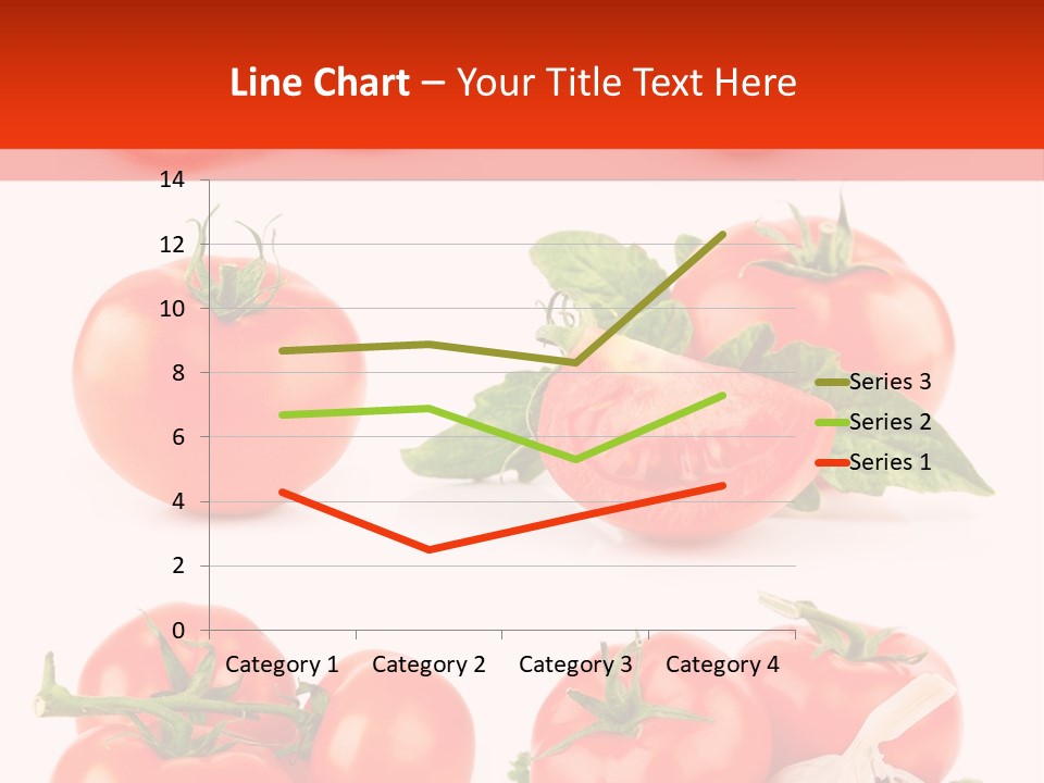 Leaf Cut Food PowerPoint Template