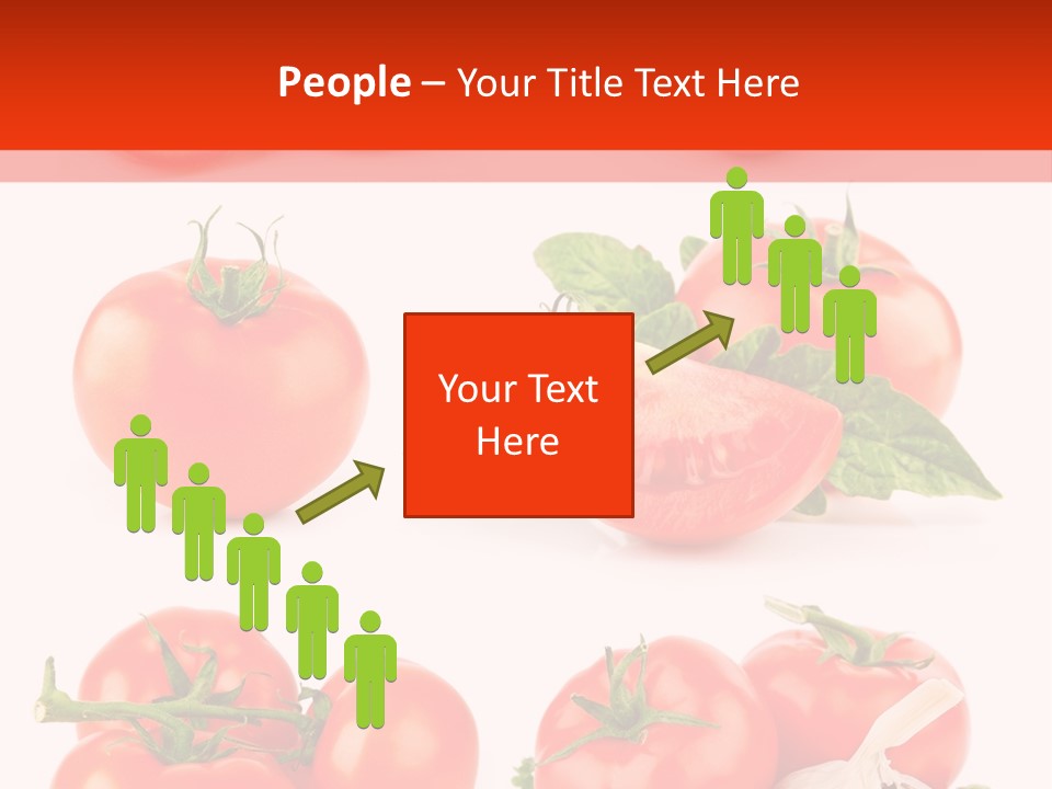 Leaf Cut Food PowerPoint Template