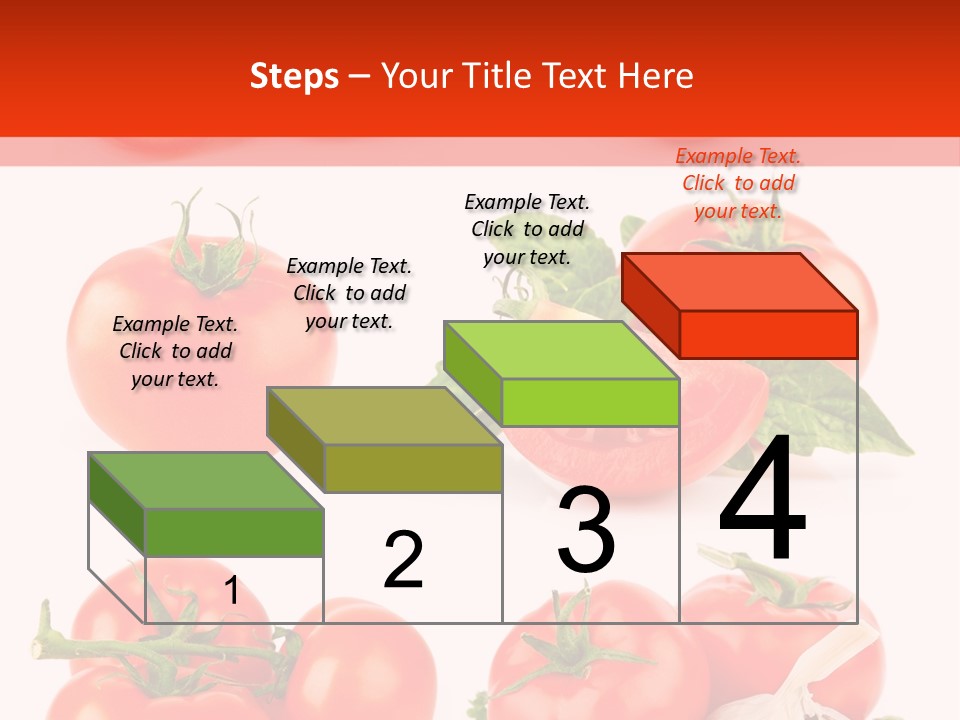 Leaf Cut Food PowerPoint Template