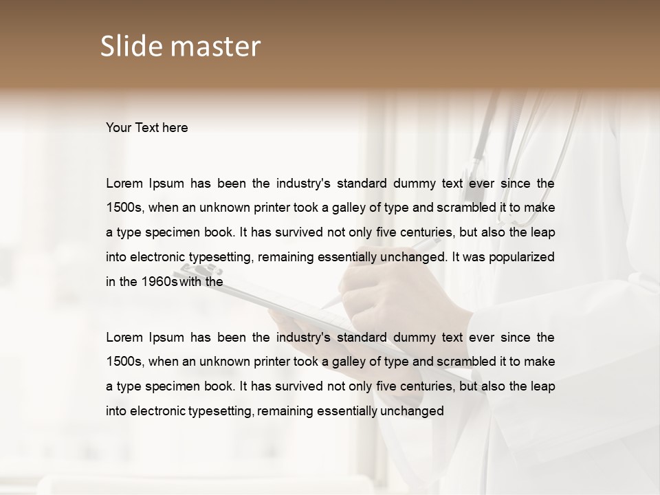 People Physician Examination PowerPoint Template