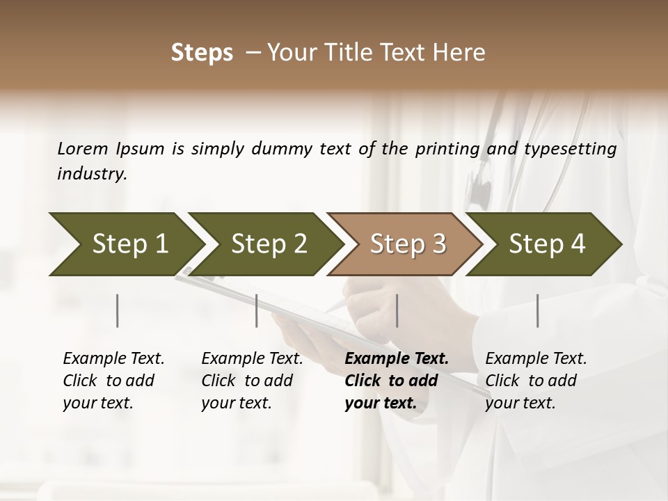 People Physician Examination PowerPoint Template