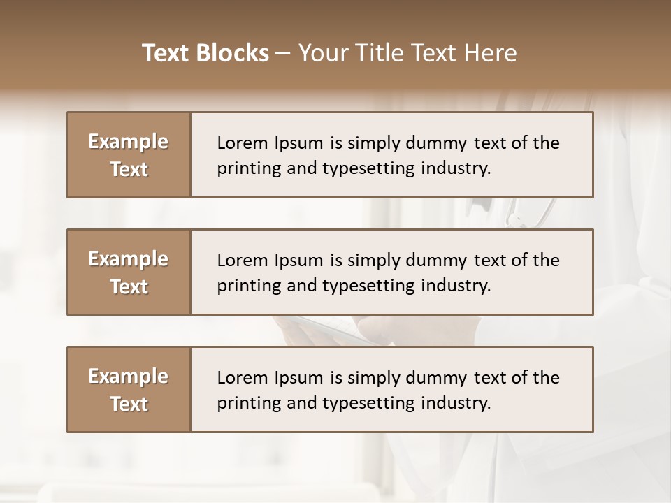 People Physician Examination PowerPoint Template
