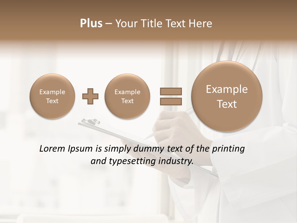 People Physician Examination PowerPoint Template
