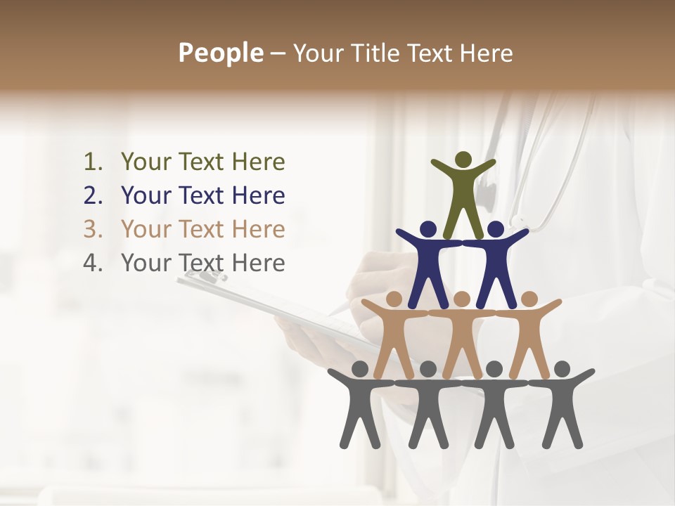 People Physician Examination PowerPoint Template