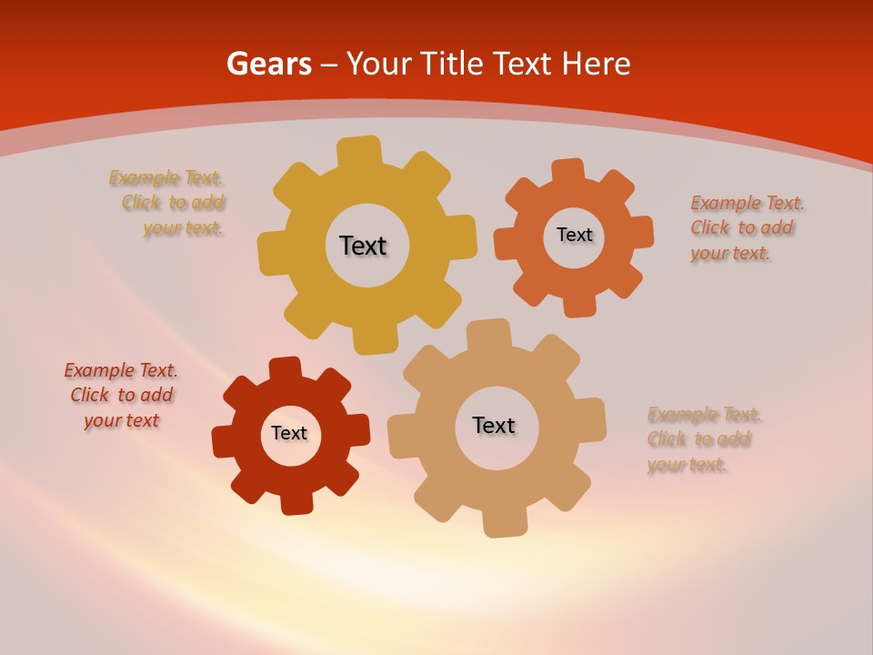 Red Background Bright PowerPoint Template