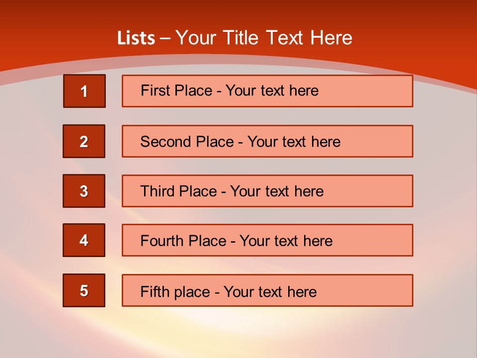 Red Background Bright PowerPoint Template
