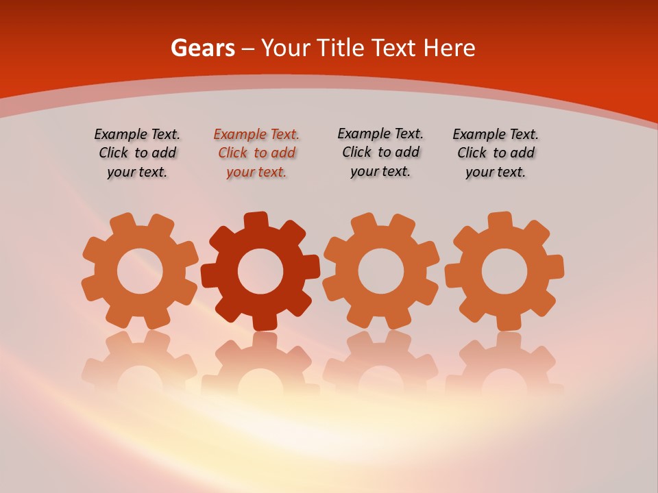 Red Background Bright PowerPoint Template