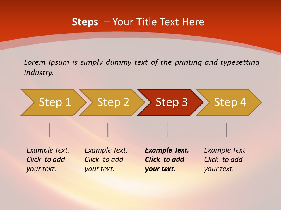 Red Background Bright PowerPoint Template