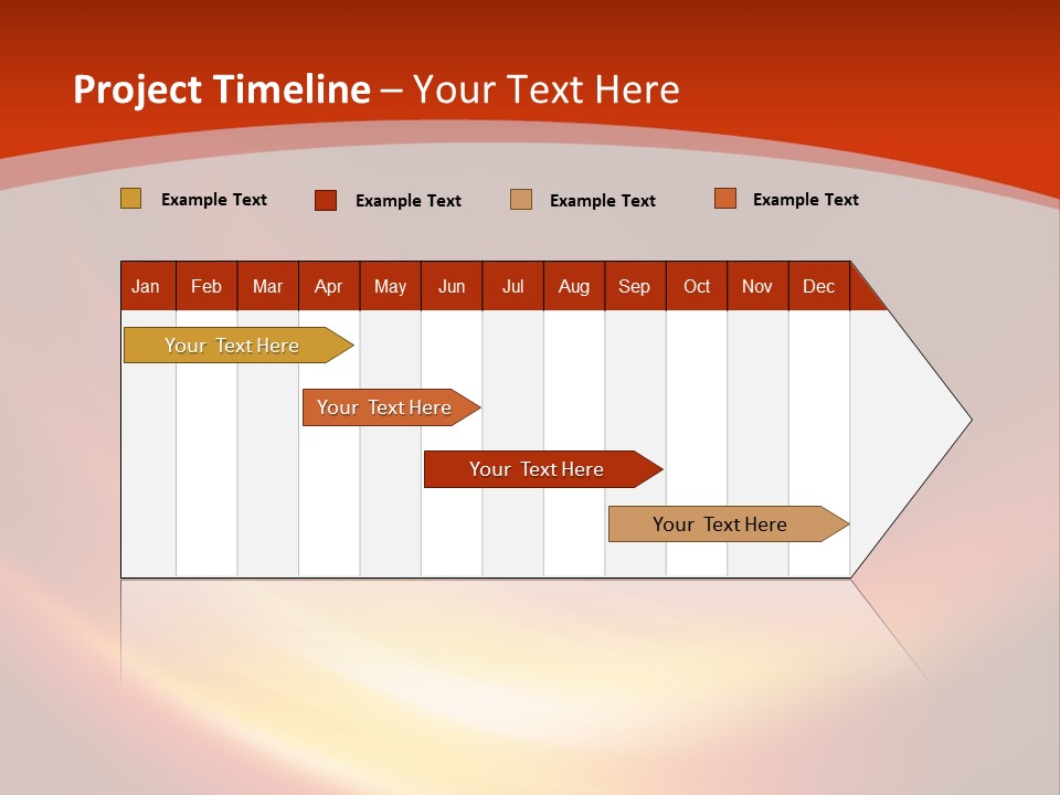Red Background Bright PowerPoint Template