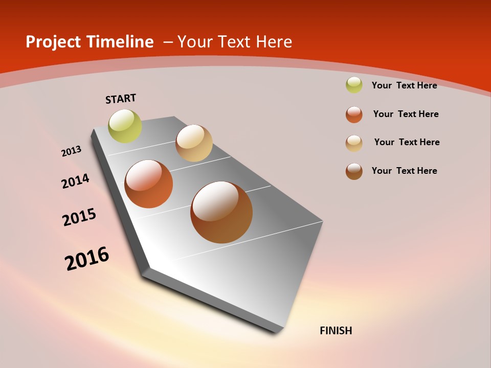 Red Background Bright PowerPoint Template