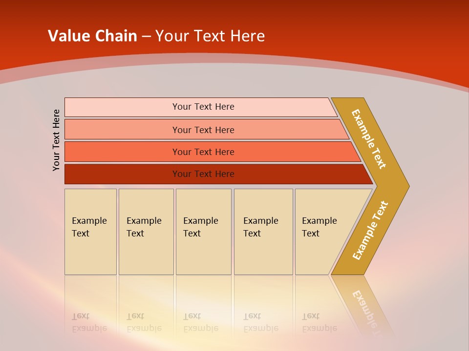 Red Background Bright PowerPoint Template