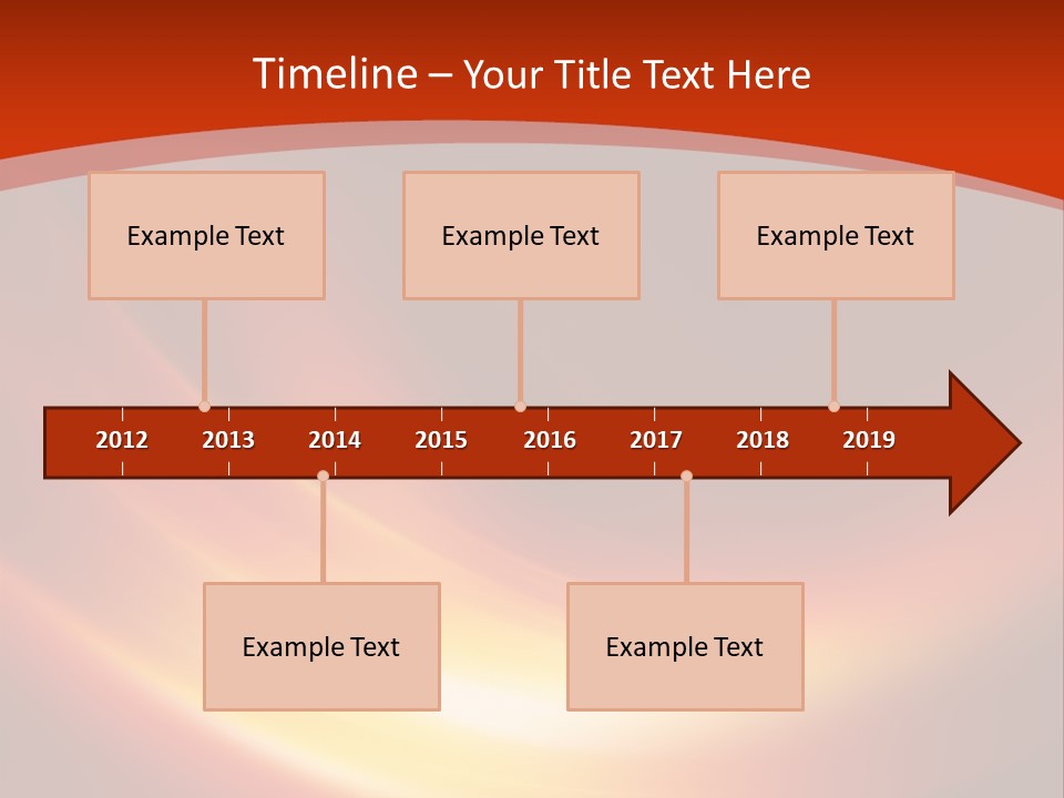 Red Background Bright PowerPoint Template