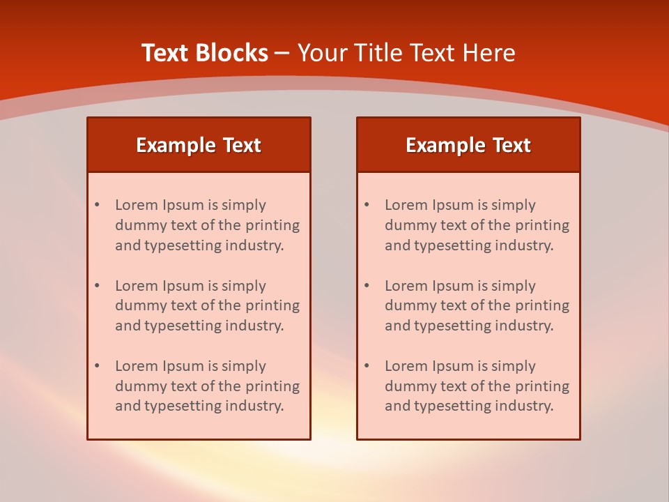Red Background Bright PowerPoint Template