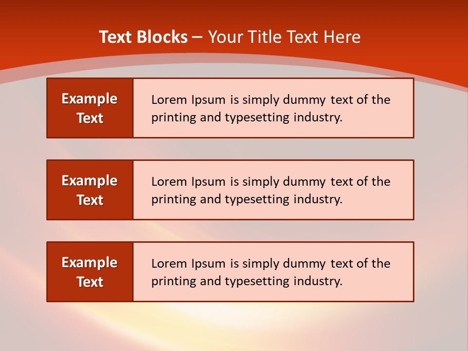 Red Background Bright PowerPoint Template