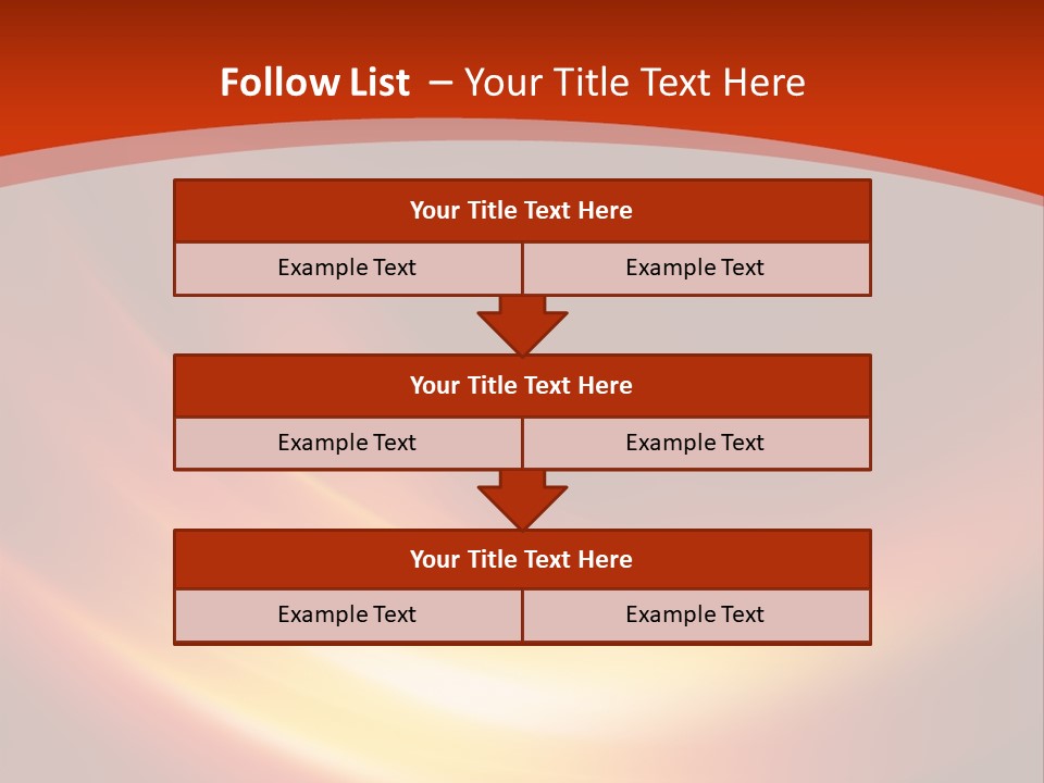 Red Background Bright PowerPoint Template