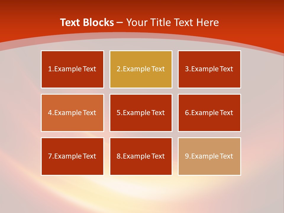 Red Background Bright PowerPoint Template