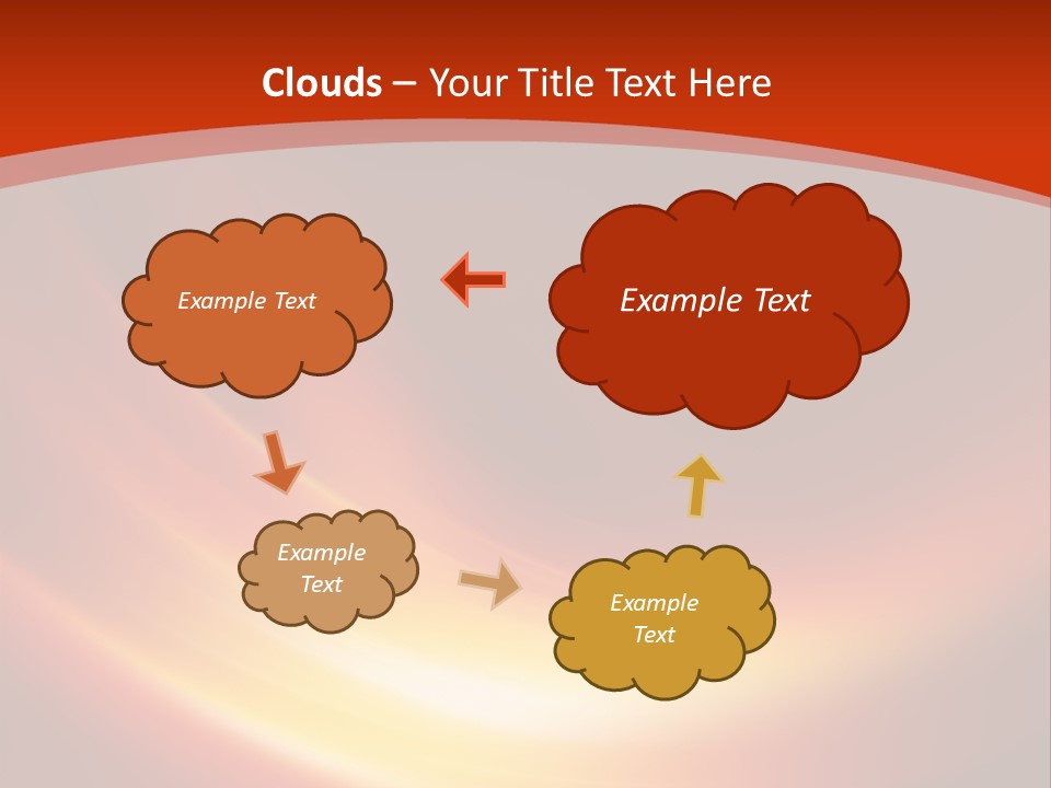 Red Background Bright PowerPoint Template