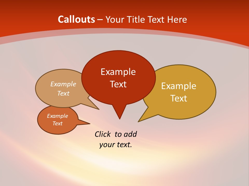 Red Background Bright PowerPoint Template