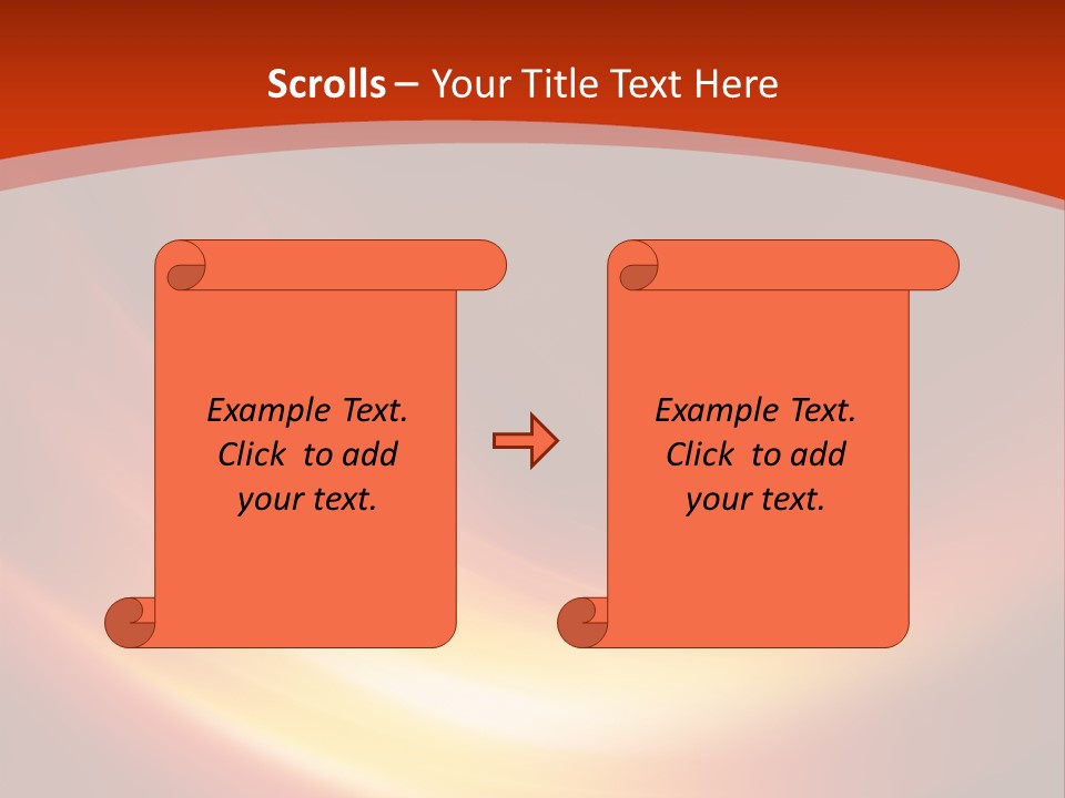 Red Background Bright PowerPoint Template