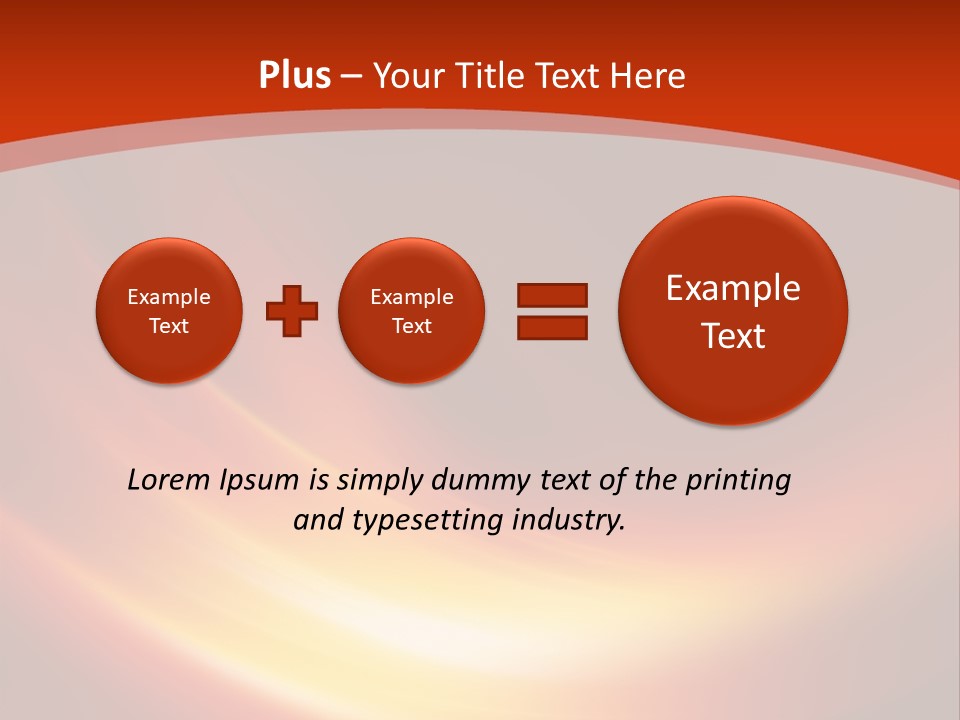 Red Background Bright PowerPoint Template
