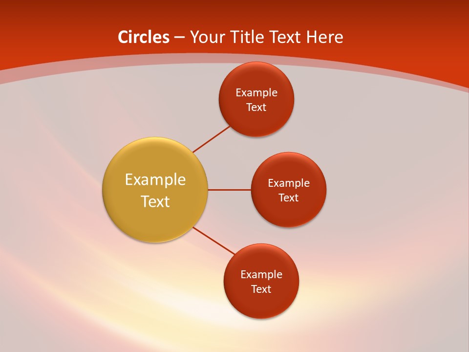 Red Background Bright PowerPoint Template