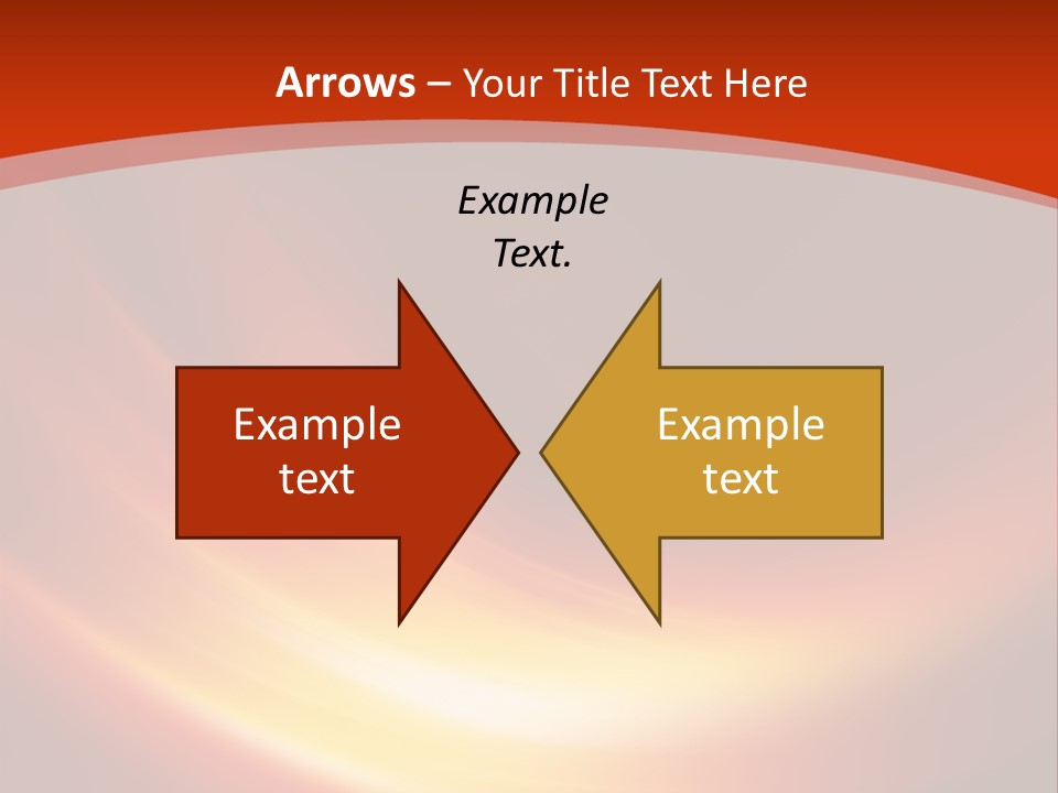 Red Background Bright PowerPoint Template