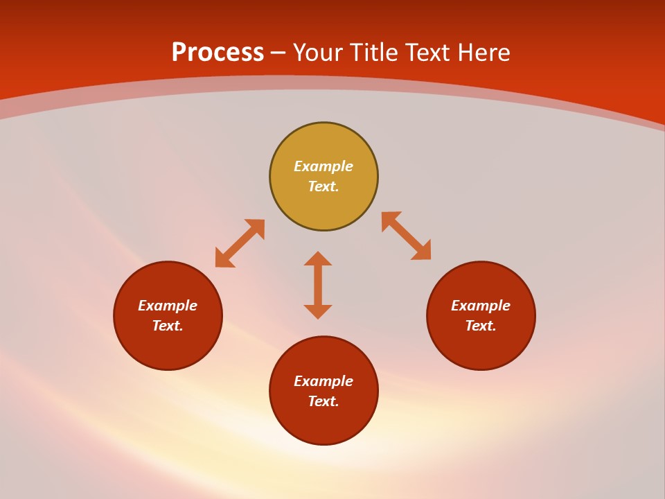 Red Background Bright PowerPoint Template