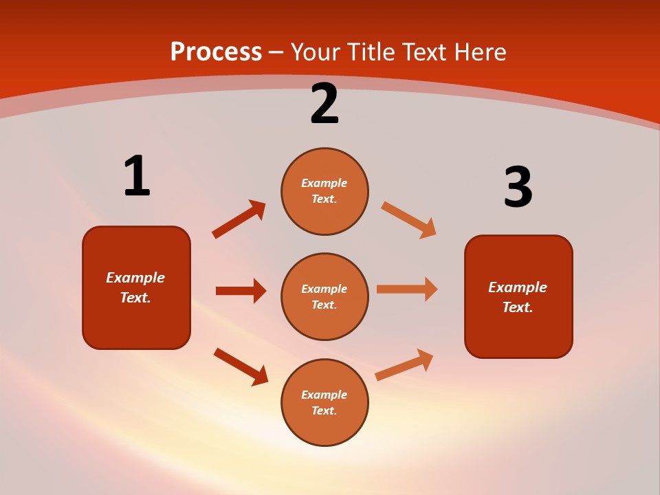 Red Background Bright PowerPoint Template