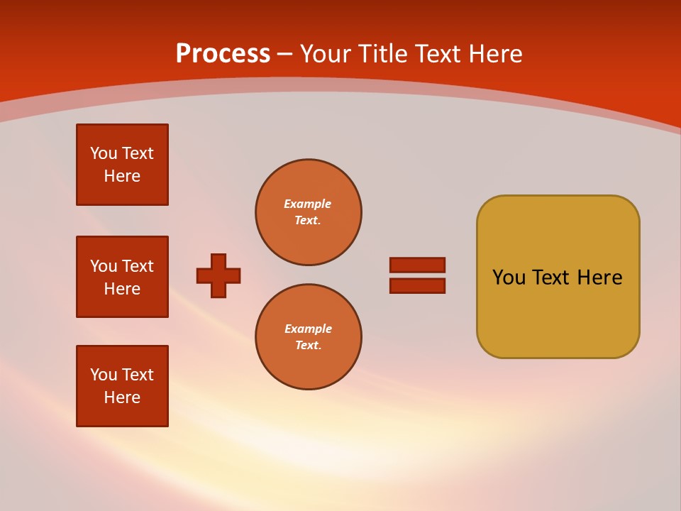 Red Background Bright PowerPoint Template