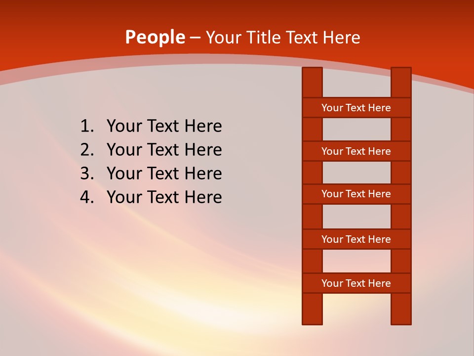 Red Background Bright PowerPoint Template