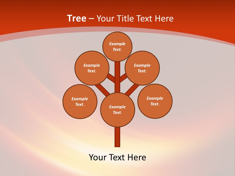 Red Background Bright PowerPoint Template