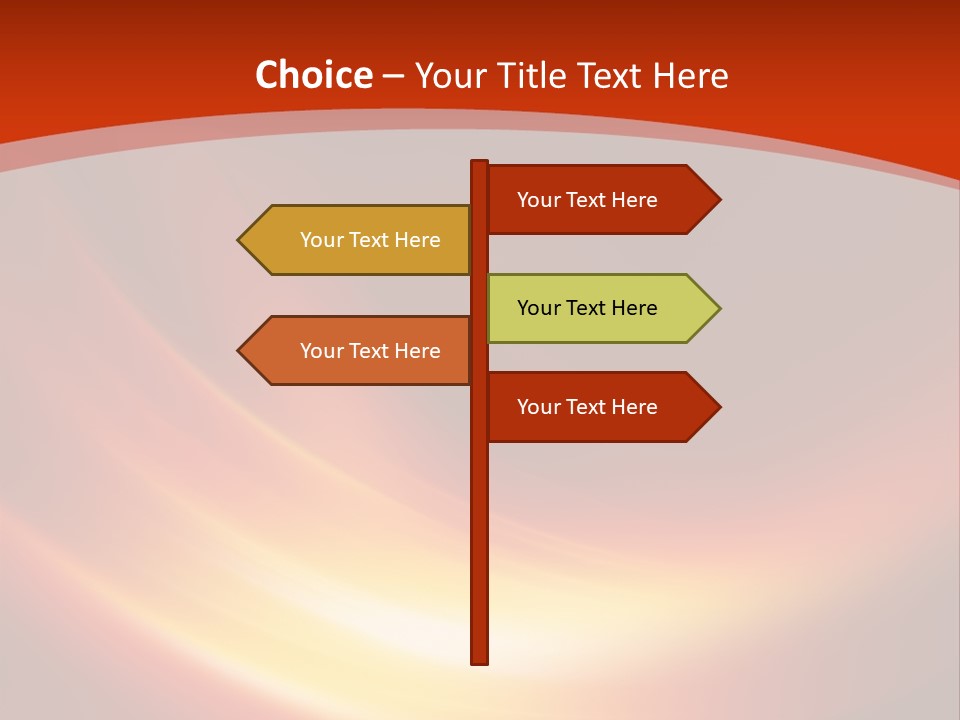 Red Background Bright PowerPoint Template