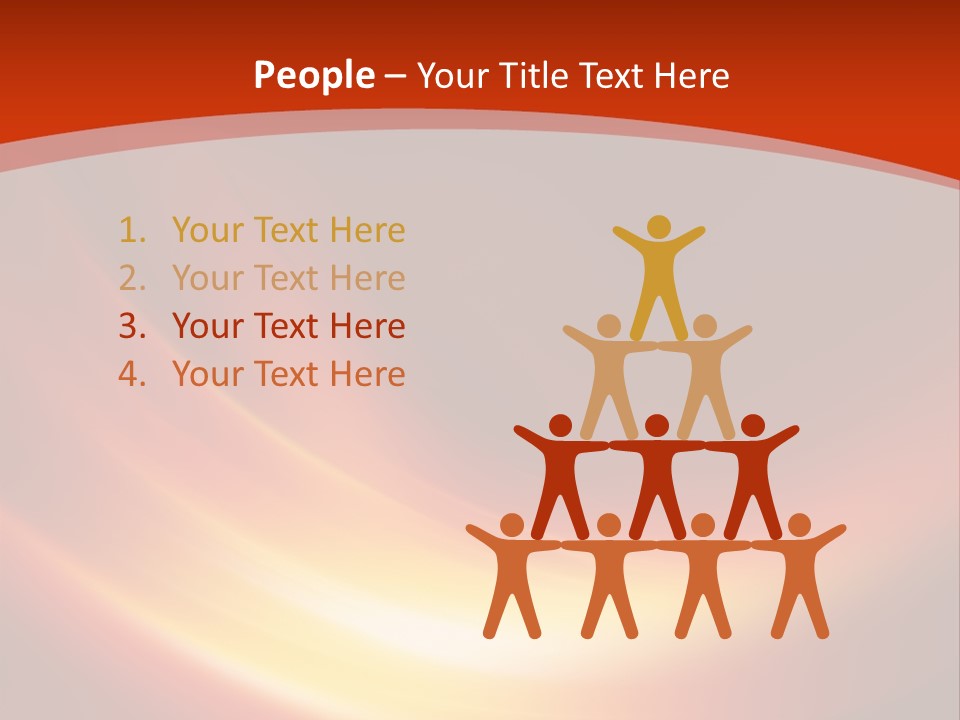 Red Background Bright PowerPoint Template