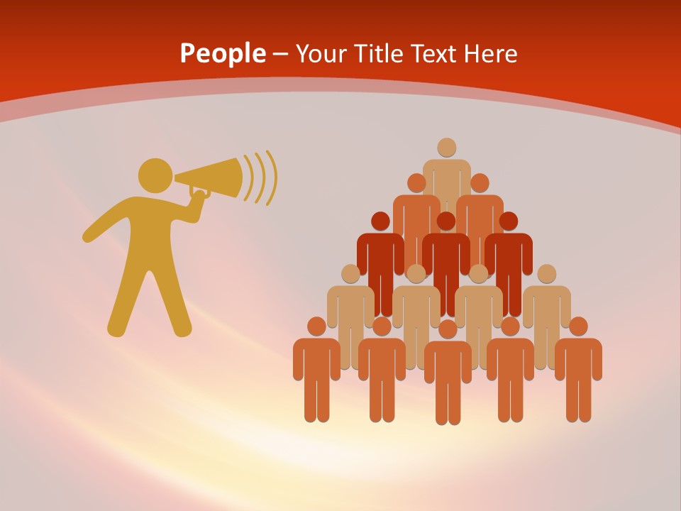 Red Background Bright PowerPoint Template