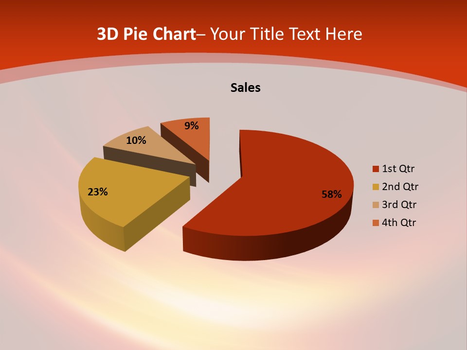 Red Background Bright PowerPoint Template
