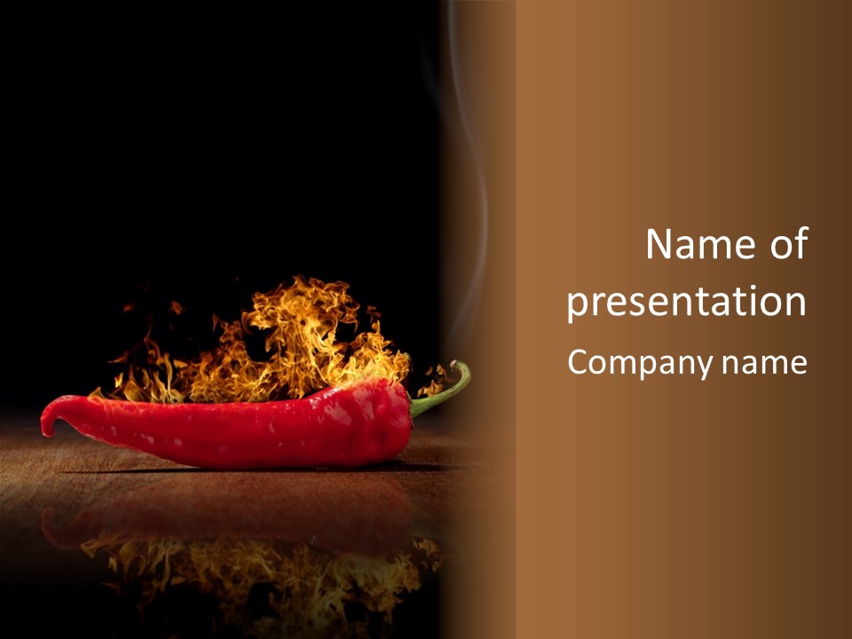 Food Chilly Form PowerPoint Template