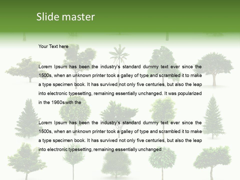 Plant Countryside Summer PowerPoint Template
